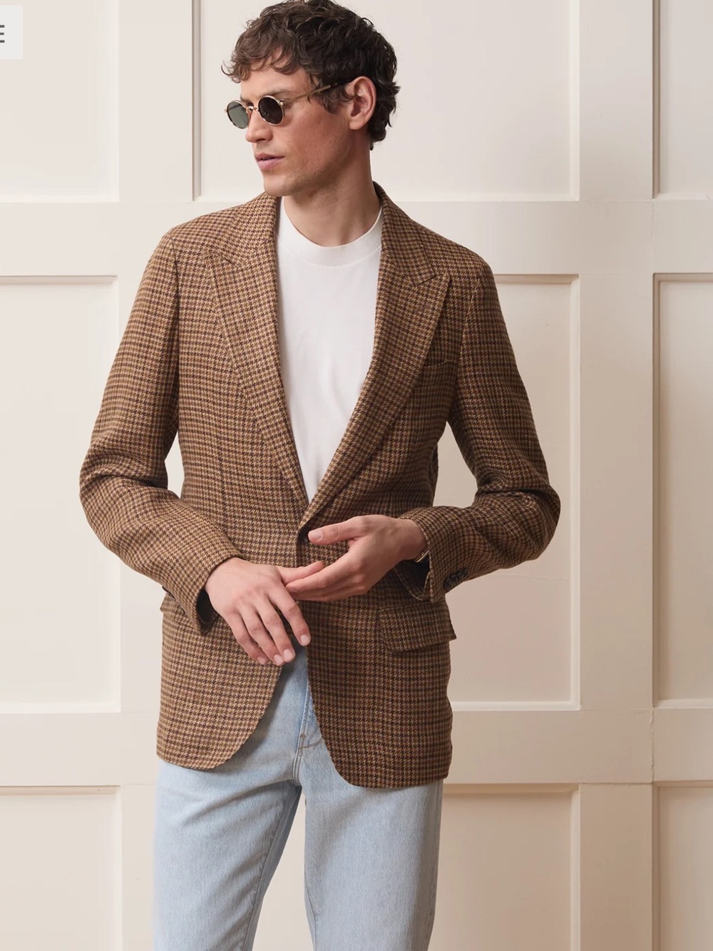 Todd Snyder Brown Houndstooth Sportcoat